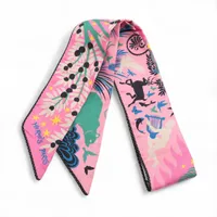 エルメス ツイリー ツインズ ド レ ブックル ビジュー スカーフ シルク