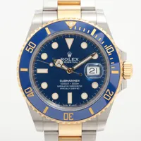 ロレックス サブマリーナーデイト 126613LB SS×YG SS×YG AT 青文字盤