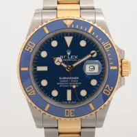 ロレックス サブマリーナーデイト 126613LB SS×YG SS×YG AT 青文字盤