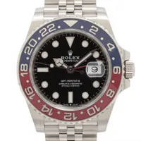 ロレックス GMTマスターⅡ 126710BLRO SS SS AT ブラック文字盤