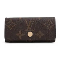 ヴィトン モノグラム ミュルティクレ4 M69517 ブラウン キーケース RFID反応あり