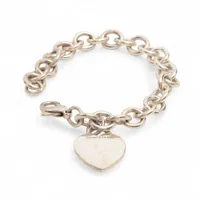 ティファニー ハート 1999 ブレスレット 925 28.1g シルバー A2896171