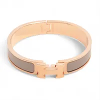 エルメス Hバングル クリックH バングル GP ゴールド A4132175｜中古