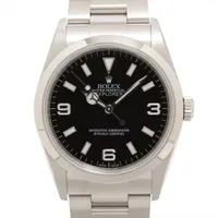 ロレックス エクスプローラーⅠ 114270 SS SS AT ブラック文字盤