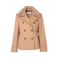 ステラマッカートニー 16年 ウール×ナイロン コート 38 レディース