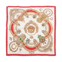 グッチ×アディダス ロゴ ヘアバンド M/57 シルク アイボリー 721479