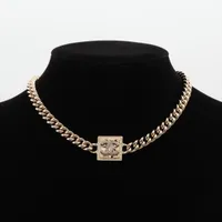 Chanel Coco Mark B23P Choker GP×Rhinestone Gold | eBay