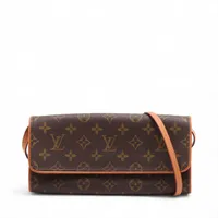 ヴィトン モノグラム ポシェットツインGM M51852 ブラウン