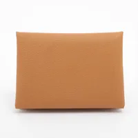 エルメス カルヴィ デュオ シェブルミゾル コインケース ゴールド