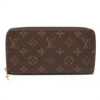 ヴィトン モノグラム ジッピーウォレット M60017 ブラウン ラウンド