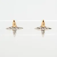 ヴィトン M00607 ブックルドレイユ ナノグラム プラネットLV ピアス(両