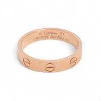 カルティエ ミニラブ リング 750(PG) 3.2g 52 A3947132｜中古ブランド
