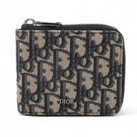 ディオール オブリーク サドル キャンバス×レザー コンパクト