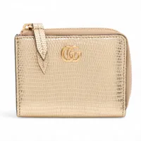 グッチ GGデニム フローラル エンブロイダリー 523155 デニム×レザー