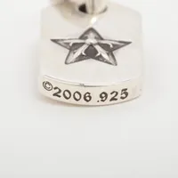 クロムハーツ タイニードッグタグ ペンダントトップ 925 3.5g スター