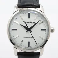 グランドセイコー 4J51-0AA0 SS×革 QZ 白文字盤 A3438818｜中古