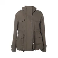 美品！ヨウジヤマモト　ストレッチコットン　ジャケット ヨウジヤマモト コットン ジャケット 2 レディース ブラック B Yohji