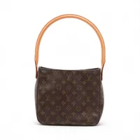 ヴィトン モノグラム ルーピングMM M51146 ブラウン