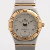 オメガ コンステレーション 1362.70 SS×YG SS×YG QZ ホワイトシェル