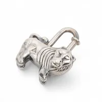 エルメス カデナ ライオン 1997 チャーム GP シルバー A4135044｜中古