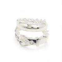 エルメス ブックルセリエ アンフレクシブル 2025 リング 55 925 14.3g