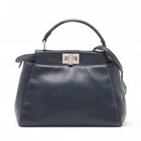 フェンディ ミニピーカブー セレリア レザー×パイソン 2WAY