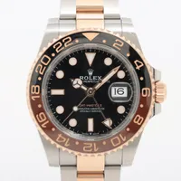ロレックス GMTマスターⅡ 126711CHNR PG×SS PG×SS AT 黒文字盤