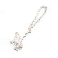 エルメス アニマルキーチャーム カバ キーホルダー レザー×925