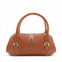 ロエベ センダ レザー ハンドバッグ ブラウン A4136163｜中古ブランド