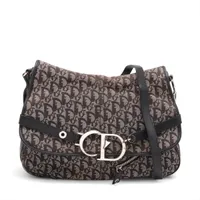 クリスチャンディオール トロッター キャンバスxレザー ショルダー