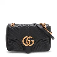 GGマーモント マトラッセ レザー チェーンショルダーバッグ GGマーモント マトラッセ レザー チェーンショルダーバッグ