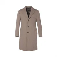 タリアトーレ コットン ラップコート 48 メンズ ブラック×ホワイト