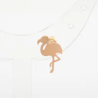 4℃ アクアマリン キュービックジルコニア ピアス K10(WG) 0.6g