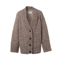 メゾンマルジェラ 22AW ウール×リネン カーディガン S ユニセックス