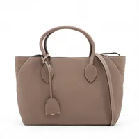 ボナベンチュラ ミア レザー 2WAYハンドバッグ グレージュ A4138587