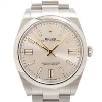 ロレックス オイスターパーペチュアル41 124300 SS SS AT シルバー文字盤