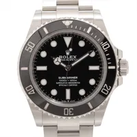 ロレックス サブマリーナー 124060 SS SS AT ブラック文字盤