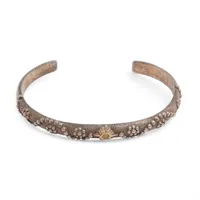 アリゾナフリーダム 太陽神 バングル SILVER×K18 22.8g A4138816｜中古