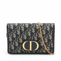 クリスチャンディオール ビーディオール レザー 2WAYハンドバッグ