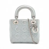 クリスチャンディオール レディディオール リザード 2WAYハンドバッグ