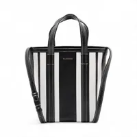 バレンシアガ×アディダス レザー 2WAYハンドバッグ ブラック 721827