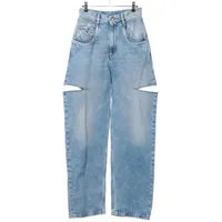 メゾンマルジェラ 21SS コットン デニムジャケット 36 レディース