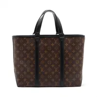 LOUIS VUITTON ウィークエンドトートバッグPM モノグラムマカサー ヴィトン モノグラムマカサー ウィークエンドトートPM M45734 ブラウン
