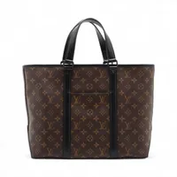 最安値 ルイヴィトン モノグラムマカサー ウィークエンドトートGM ヴィトン モノグラムマカサー ウィークエンドトートPM M45734 ブラウン