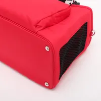 プラダ テスート ナイロン ペット用 キャリーバッグ レッド 2VC030