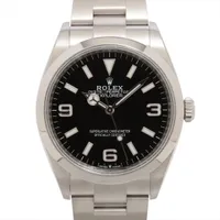 ロレックス エクスプローラー36 124270 SS SS AT ブラック文字盤