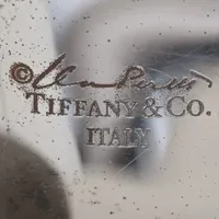 ティファニー エルサペレッティ ボーンカフ バングル ルテニウム