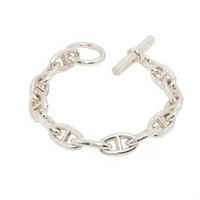 エルメス シェーヌダンクルGM ブレスレット 13コマ 925 68.1g シルバー