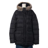 プラダスポーツ トライアングルロゴ 14年 ナイロン ダウンジャケット