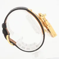 エルメス ケリーウォッチ GP GP×革 QZ シャンパン文字盤 A4142211